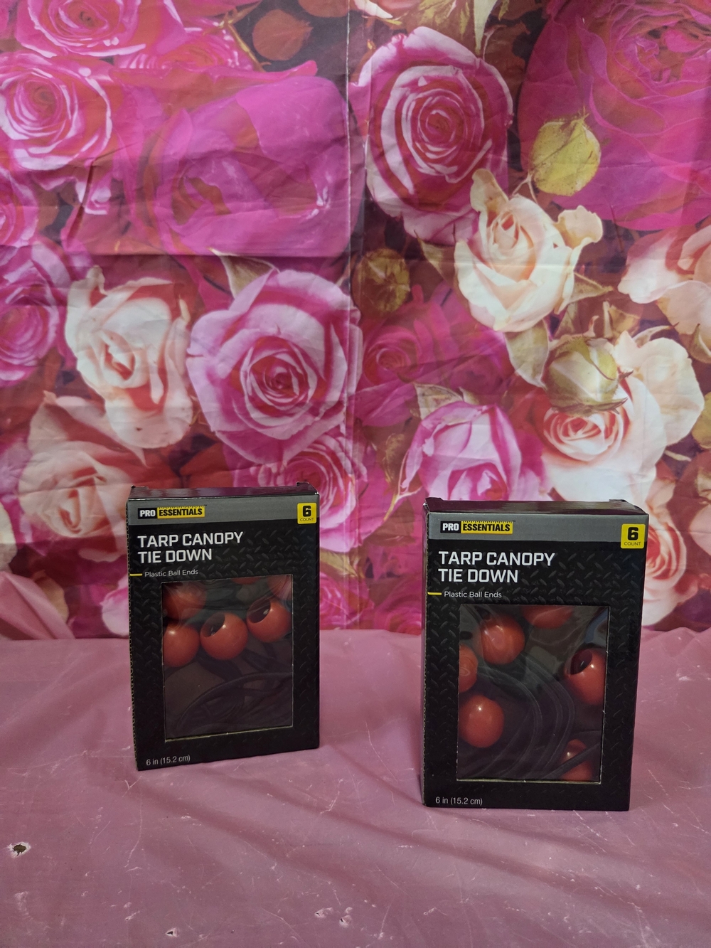 Room Essentials Tarp Canopy Tie Downs with Red Ball Ends